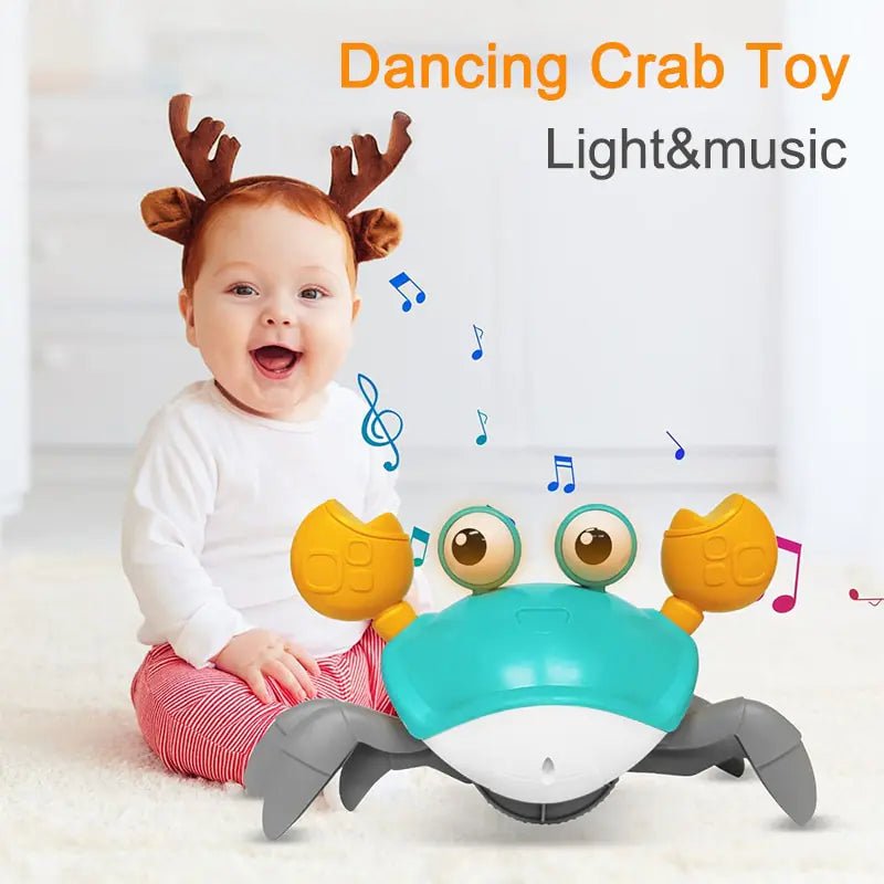 Cute Sensing Crawling Crab Baby Toy - BABYSE