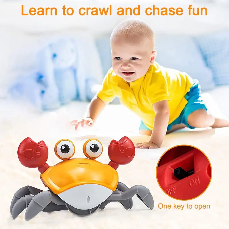 Cute Sensing Crawling Crab Baby Toy - BABYSE